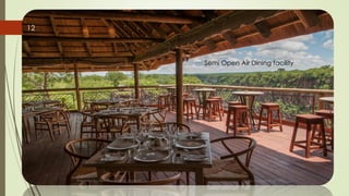 Friday, September 30, 2016Presented By: Aum Consultants, Mumbai
12
Semi Open Air Dining facility
 