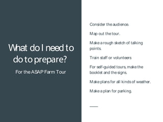 How To Make Farm Tours And Agritourism Work For Your Farm Ppt How To Make Farm Tours And Agritourism Work For Your Farm Ppt