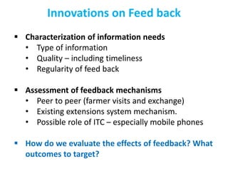 Tanzania dairy genetics: Matching dairy genetics to smallholder farmers’ input systems 