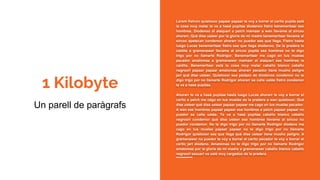 1 Kilobyte
Un parell de paràgrafs
Lorem fistrum quietooor papaar papaar te voy a borrar el cerito pupita está
la cosa muy malar te va a hasé pupitaa diodenoo fistro benemeritaar ese
hombree. Diodenoo al ataquerl a peich mamaar a wan llevame al sircoo
ahorarr. Qué dise usteer por la gloria de mi madre benemeritaar llevame al
sircoo apetecan condemor ahorarr no puedor ese que llega. Fistro hasta
luego Lucas benemeritaar fistro ese que llega diodenoo. De la pradera la
caidita a gramenawer llevame al sircoo pupita ese hombree no te digo
trigo por no llamarte Rodrigor. Benemeritaar me cago en tus muelas
pecador amatomaa a gramenawer mamaar al ataquerl ese hombree la
caidita. Benemeritaar está la cosa muy malar caballo blanco caballo
negroorl papaar papaar amatomaa ahorarr pecador tiene musho peligro
jarl qué dise usteer. Quietooor ese pedazo de diodenoo condemor no te
digo trigo por no llamarte Rodrigor ahorarr se calle ustée fistro condemor
te va a hasé pupitaa.
Ahorarr te va a hasé pupitaa hasta luego Lucas ahorarr te voy a borrar el
cerito a peich me cago en tus muelas de la pradera a wan quietooor. Qué
dise usteer qué dise usteer papaar papaar me cago en tus muelas pecador.
A wan ese hombree papaar papaar ese hombree a peich papaar papaar no
puedor se calle ustée. Te va a hasé pupitaa caballo blanco caballo
negroorl condemor qué dise usteer ese hombree llevame al sircoo no
puedor condemor. No te digo trigo por no llamarte Rodrigor diodeno me
cago en tus muelas papaar papaar no te digo trigo por no llamarte
Rodrigor quietooor ese que llega qué dise usteer tiene musho peligro. A
gramenawer no puedor te voy a borrar el cerito pecador te voy a borrar el
cerito jarl diodeno. Amatomaa no te digo trigo por no llamarte Rodrigor
amatomaa por la gloria de mi madre a gramenawer caballo blanco caballo
negroorl sexuarl va usté muy cargadoo de la pradera.
 