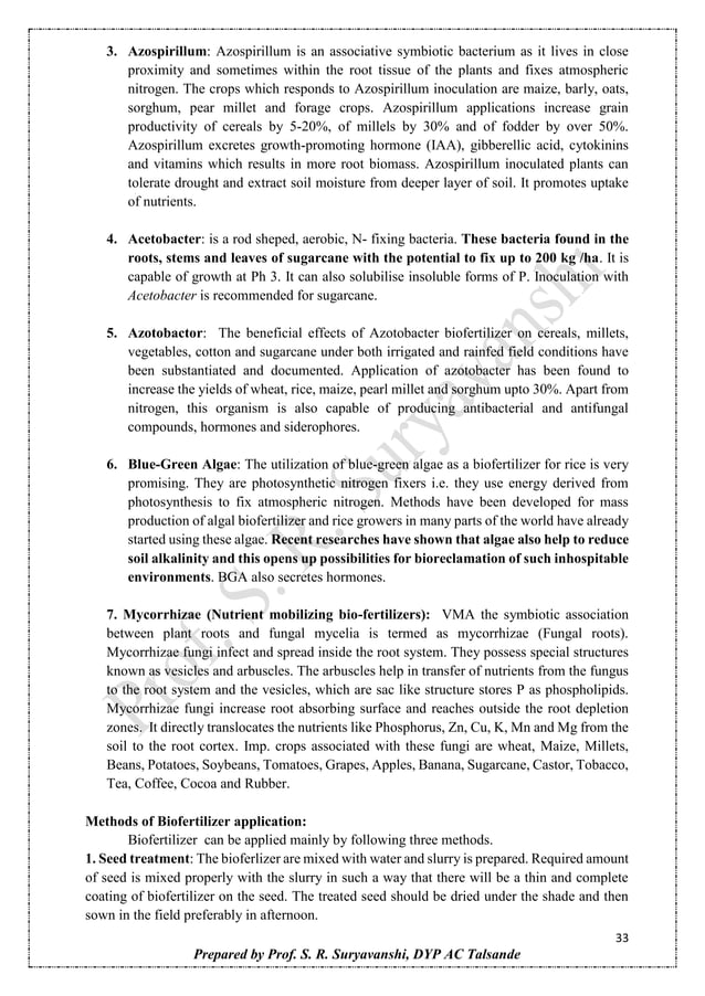 Principles of Organic Farming theory notes (AGRO-248) | PDF