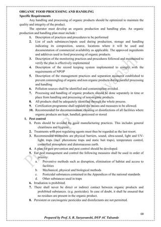 Principles of Organic Farming theory notes (AGRO-248) | PDF