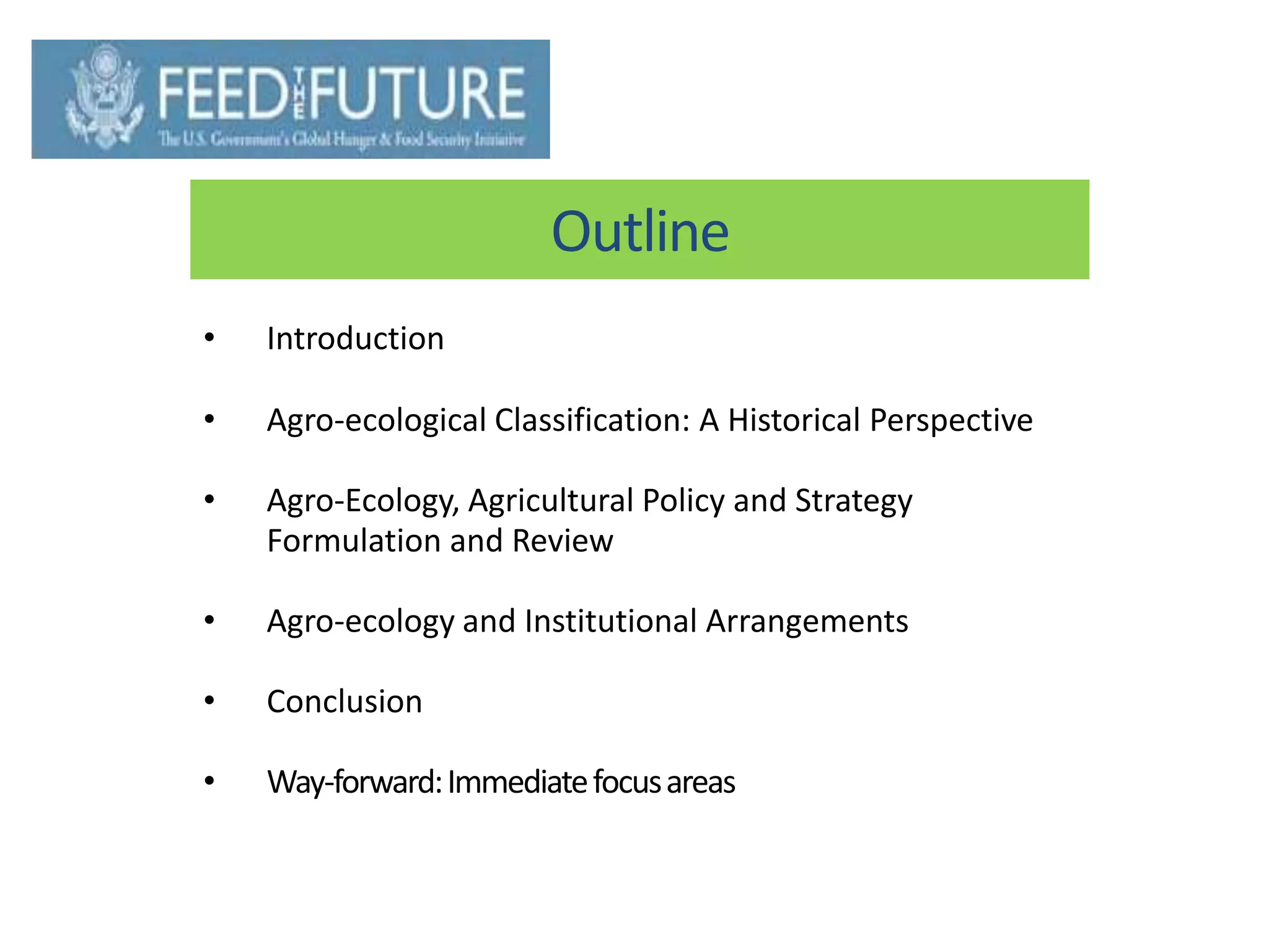 Agro Ecology & Agriculture Policy in Ethiopia PPT
