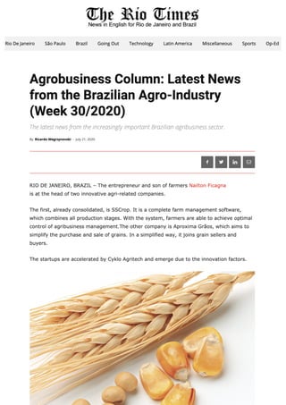 Agrobusiness column