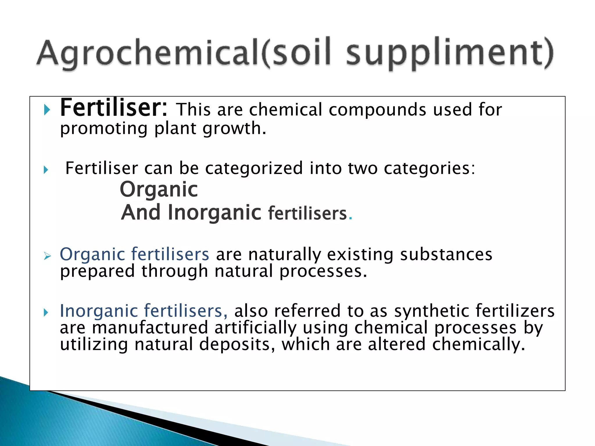 Agrochemicals | PPTX