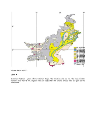 Agro ecological zones In Pakistan By Allah Dad Khan | DOCX