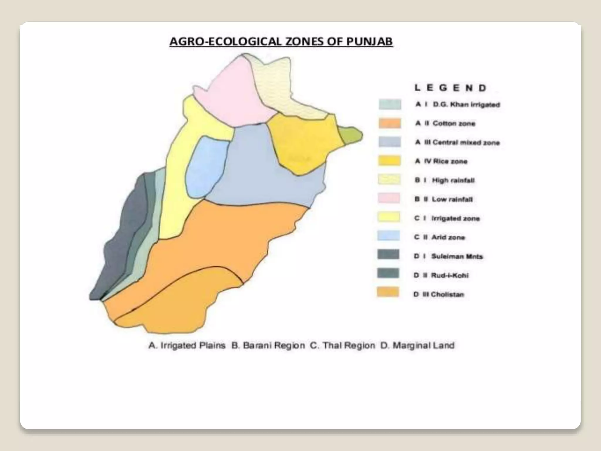 Agro ecological zones of pakistan By Mr Allah Dad Khan Visiting ...