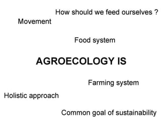 Agroecology Micro presentation Oslo