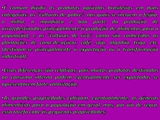 Agroeconomia no brasil