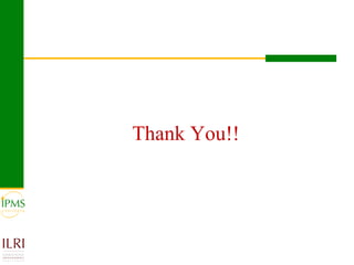 Promoting agro-enterprises in the highlands of Ethiopia through improved institutional support services: Experiences of market-oriented dairy and fattening development
