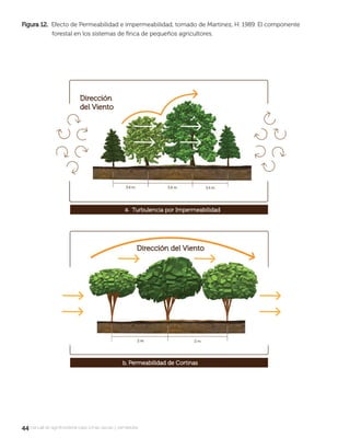 4444manual de agroforestería para zonas secas y semiáridas
Figura 12.Figura 12. Efecto de Permeabilidad e impermeabilidad, tomado de Martinez, H. 1989. El componente
forestal en los sistemas de ﬁnca de pequeños agricultores.
 