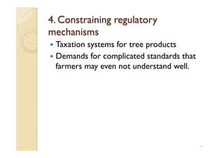 Agroforestry and redd+ in Africa: potentials, challenges and the way forward