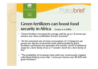 Agroforestry and redd+ in Africa: potentials, challenges and the way forward