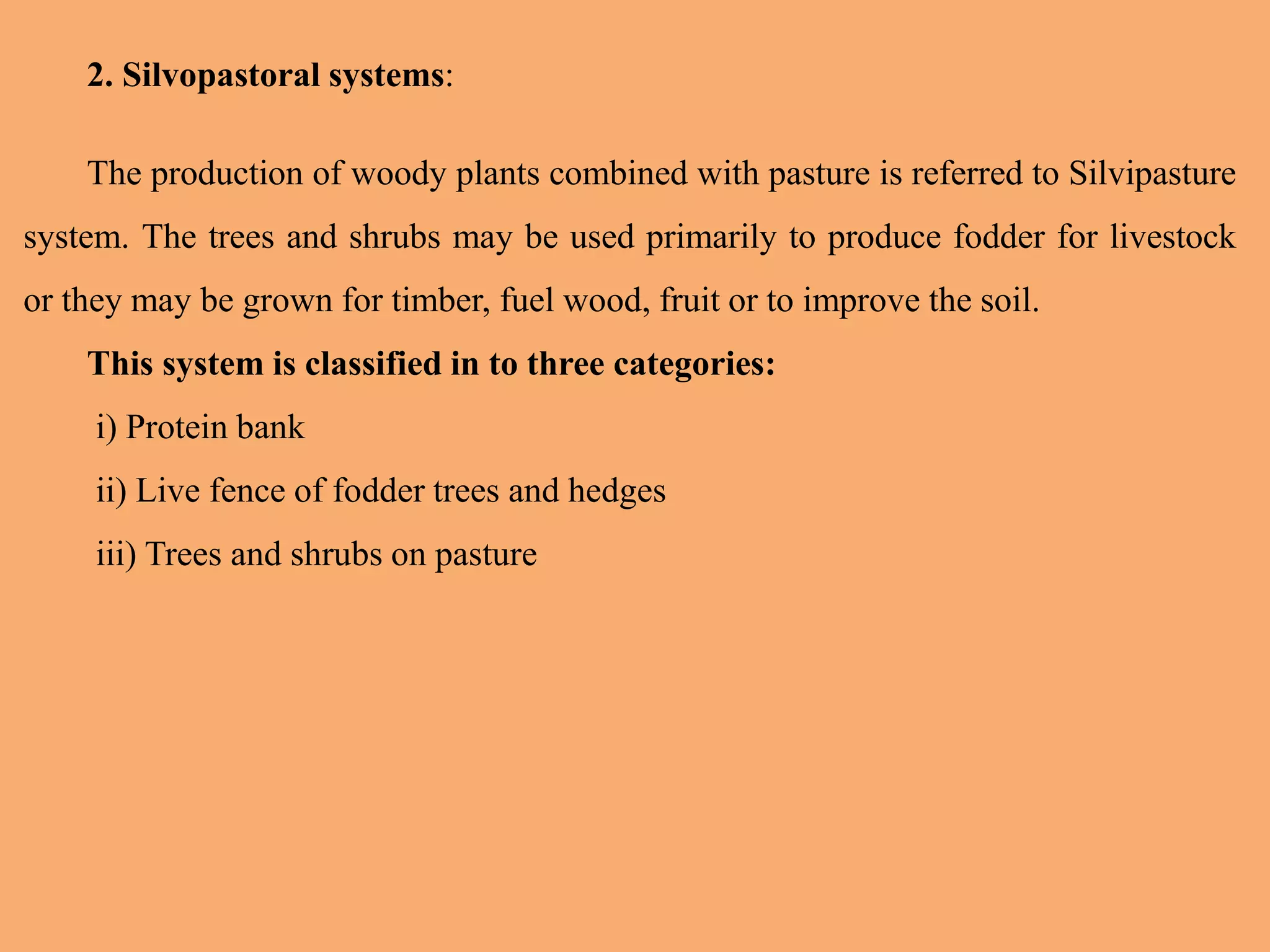 Agroforestry system | PPTX