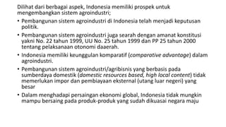 Politik Agroindustri: Antara Kesejahteraan Petani, Ketahanan Pangan, dan Kepentingan Korporasi