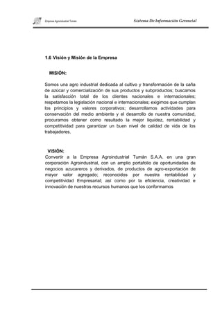 Agroindustrial tuman proyecto 2010