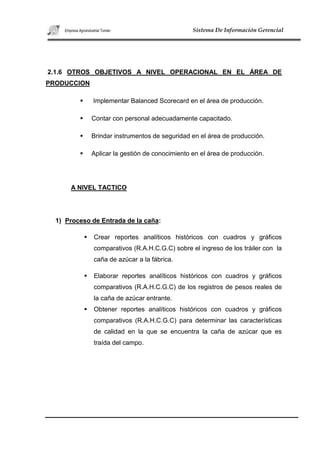 Agroindustrial tuman proyecto 2010