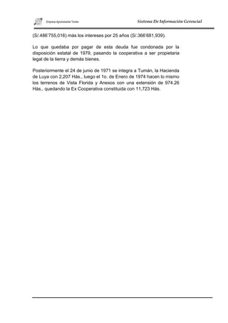 Agroindustrial tuman proyecto 2010