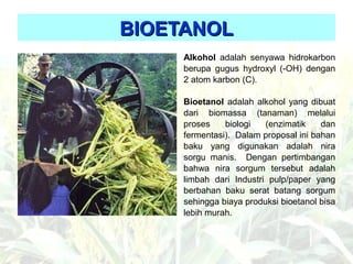 Bioetanol adalah