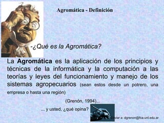 Agromatica Agromatica Definicion | PPT