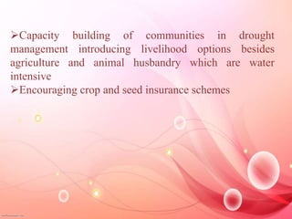 drought management strategies | PPTX