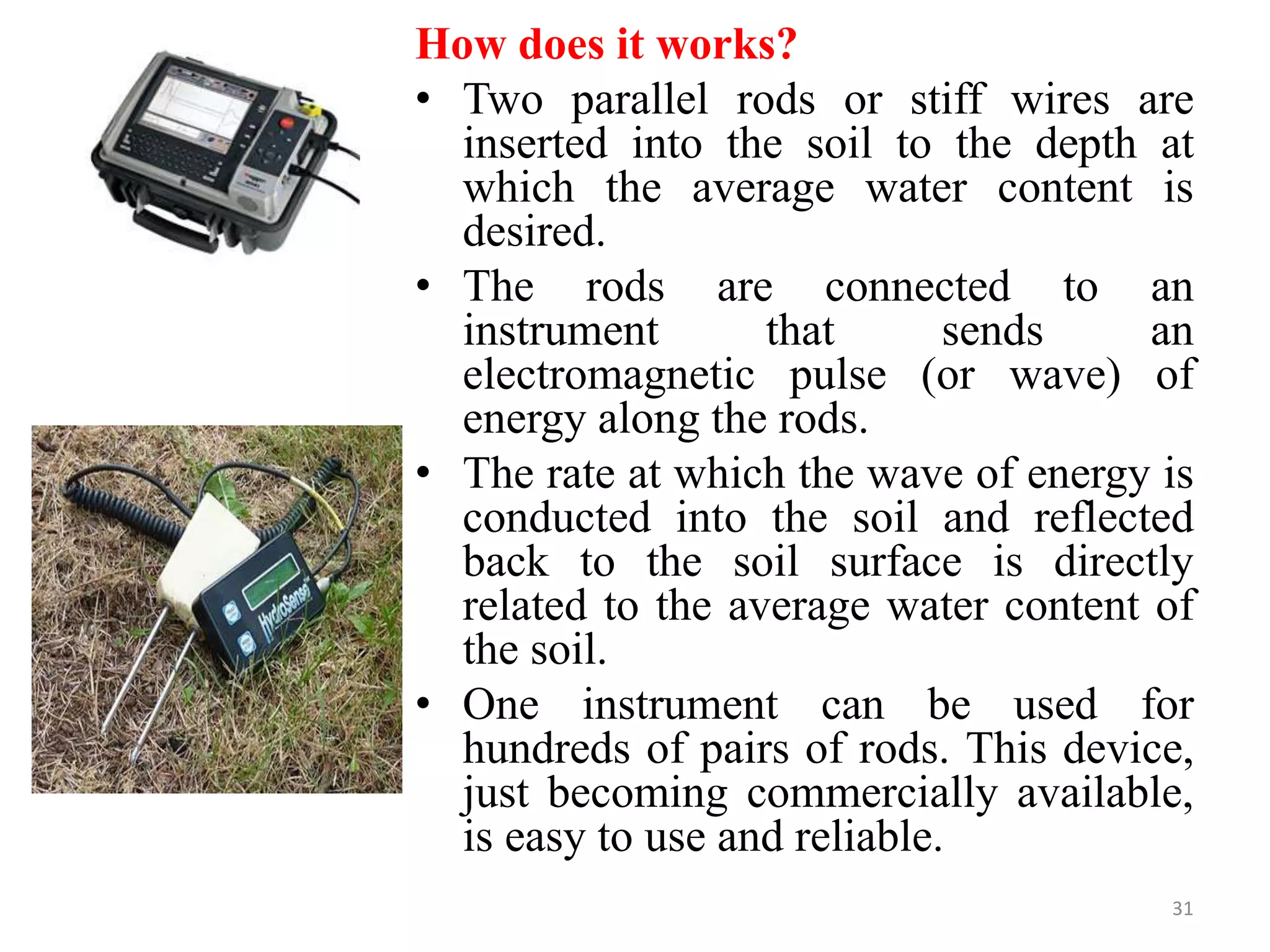 Soil Water measurement and measurement of water | PPTX