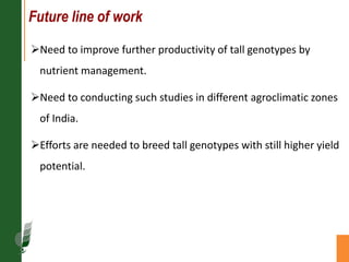Agronomic investigations on tall chickpea genotypes suitable for mechanical harvesting