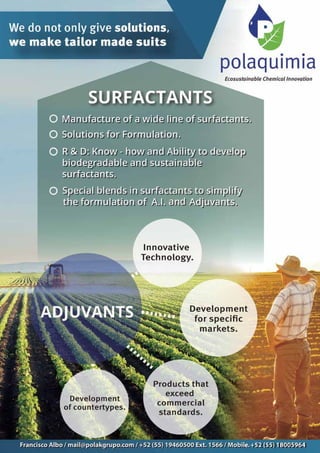2018 Formulation & Adjuvant Technology | Agropages | PDF