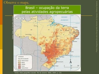 A Reforma Agrária:  a reforma agrária traria benefícios não só para os habitantes do meio rural, com a geração de empregos e o acesso à propriedade, mas para a população brasileira como um todo, pois diminuiria a migração para o grande centros urbanos.Os Conflitos pela posse da terra tem se tornado cada vez mais freqüentes. O Massacre de Eldorado dos Carajás foi a morte de dezenove sem-terra que ocorreu em 17 de abril de 1996 no município de Eldorado dos Carajás, no sul do Pará, Brasil decorrente da ação da polícia do estado do Pará.