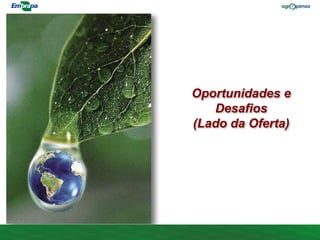 Oportunidades e
Desafios
(Lado da Oferta)
 