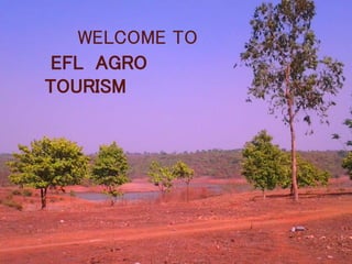 EFL AGRO
TOURISM
WELCOME TO
 