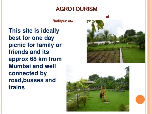 what is agro tourism answer in one sentence