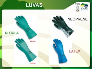 LUVAS

                  NEOPRENE


NITRILA




                  LATEX
 