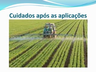 Cuidados após as aplicações
 