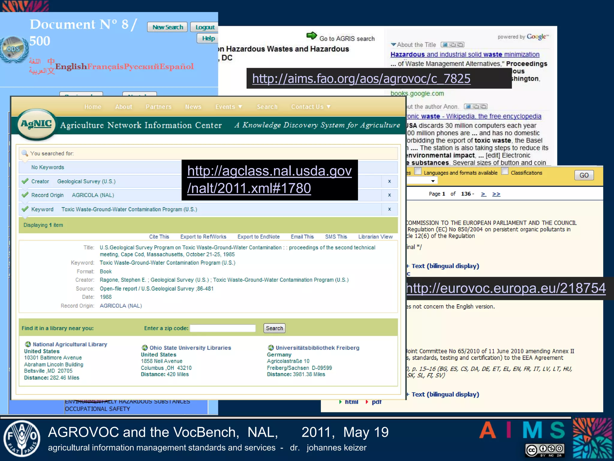 Supports data export: SKOS, Relational format (MySQL) 