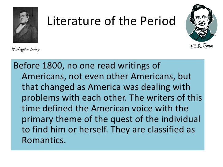 A growing nation american literature 1800 1870