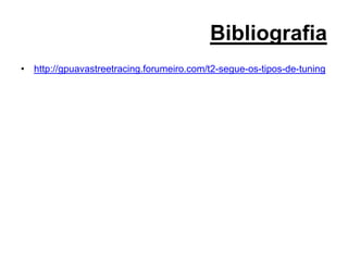 SomA categoria de som pode contar com carros de todas as categorias, já que é voltada para veículos que tenham modificações em seu sistema de som, montando um verdadeiro sistema multimédia. Nessa categoria, seus participantes modificam alto-falantes, sub woofer, tweeters, Dvd´s, telas de Dvd´s dentre outros equipamentos que compõem um sistema de som e entretenimento.