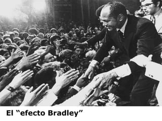 El “efecto Bradley” 