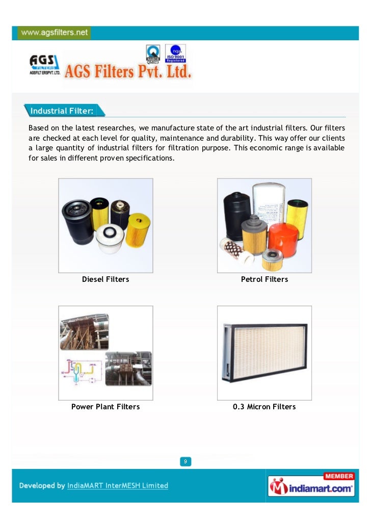 AGS Filters Pvt Ltd, Ahmedabad, Power Plant Filters