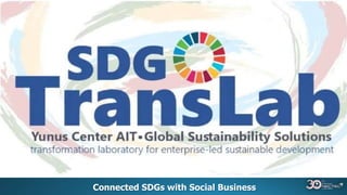 Connected SDGs with Social Business
 