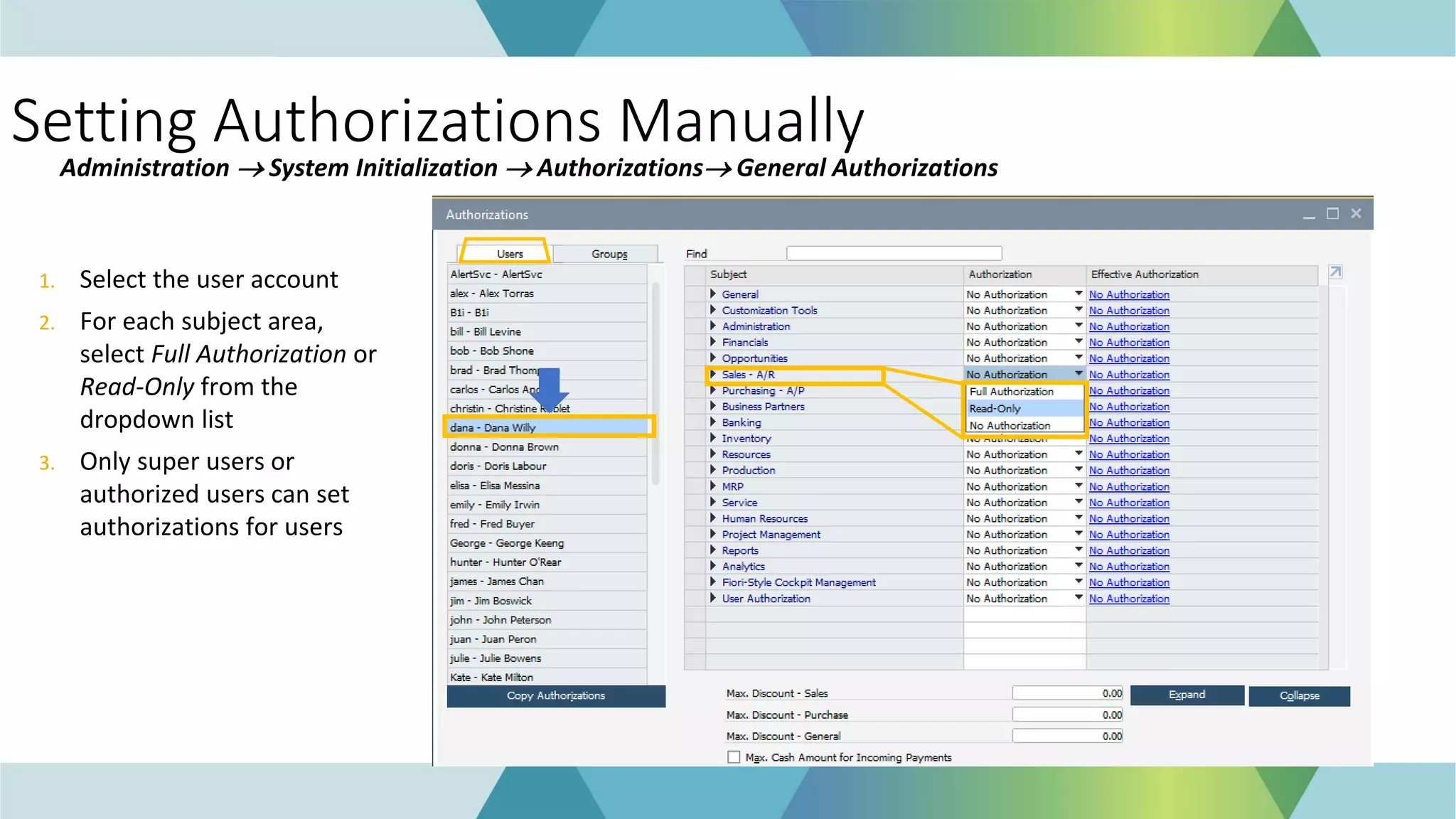 SAP Business One Basics Administration Refresher Training by AGS | PDF