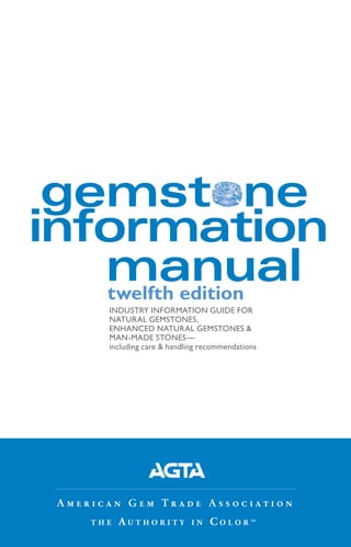 COMPLETE GUIDE: Gem Stone Information- Manual-Chart- Handling- Care | PDF