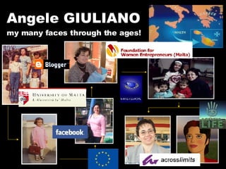 Angele GIULIANO my many faces through the ages! 