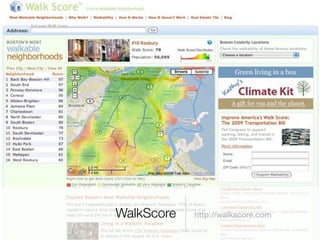 WalkScore   http://walkscore.com
 