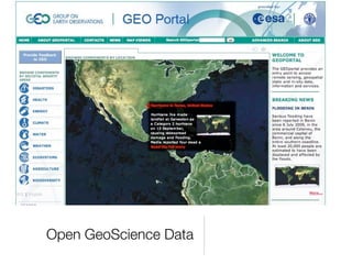 Open GeoScience Data
 