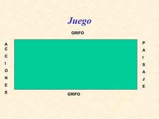 Juego GRIFO GRIFO AC C I O N E S P A I S A J E 