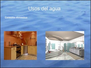Consumo domestico Usos del agua