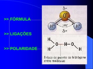                          >> FÓRMULA>> LIGAÇÕES>> POLARIDADE