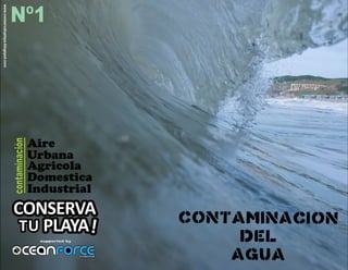 www.conservatuplaya.blogspot.com



                                   Nº1
                                   contaminación




                                                   Aire
                                                   Urbana
                                                   Agricola
                                                   Domestica
                                                   Industrial

                                                                contaminacion
                                                                     del
                                                                    agua
 