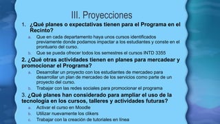 Presentación sobre el Programa de Competencais de Información de UPR Aguadilla